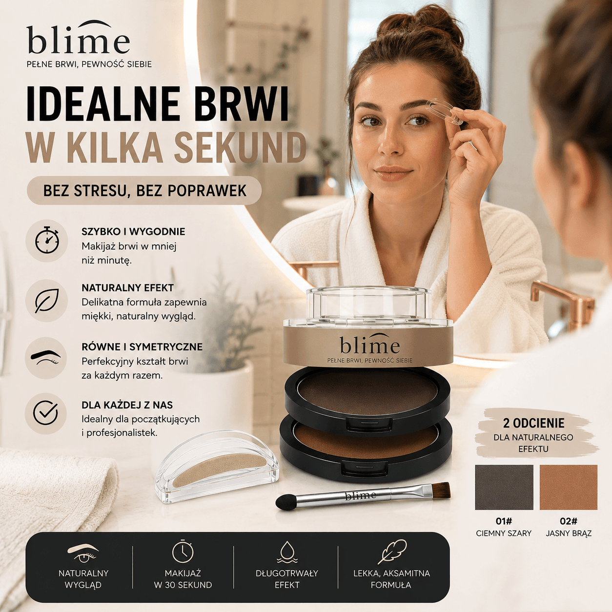 BlimeBrow - idealne brwi w 5 sekund